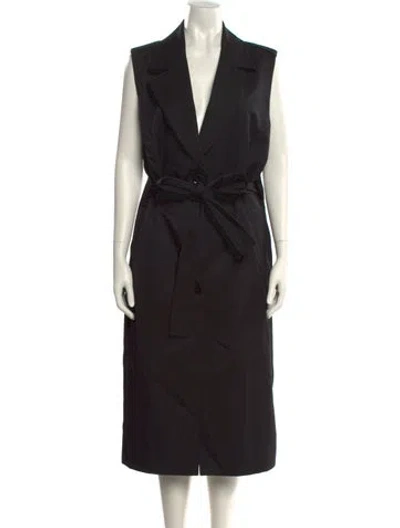 Pre-owned 3.1 Phillip Lim V-neck Midi Length Dress W/ Tags In Black