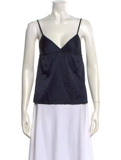 Pre-owned 3.1 Phillip Lim V-neck Sleeveless Top In Blue