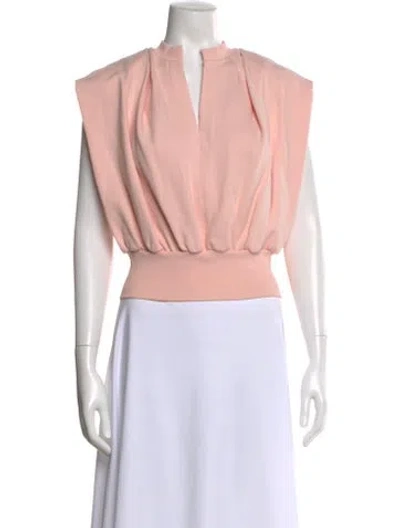 Pre-owned 3.1 Phillip Lim V-neck Sleeveless Top In Pink