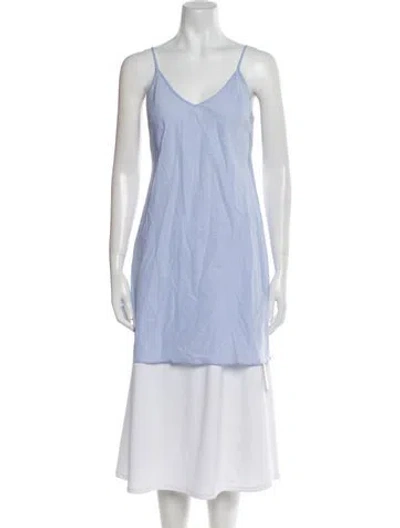 Pre-owned 3.1 Phillip Lim V-neck Sleeveless Tunic In Purple