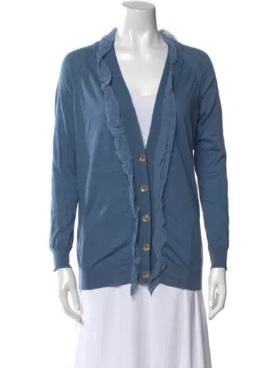 Pre-owned 3.1 Phillip Lim V-neck Sweater In Blue