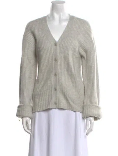 Pre-owned 3.1 Phillip Lim V-neck Sweater In Gray