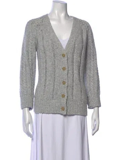 Pre-owned 3.1 Phillip Lim V-neck Sweater In Grey
