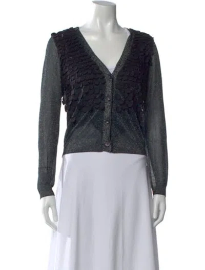 Pre-owned 3.1 Phillip Lim V-neck Sweater In Multi