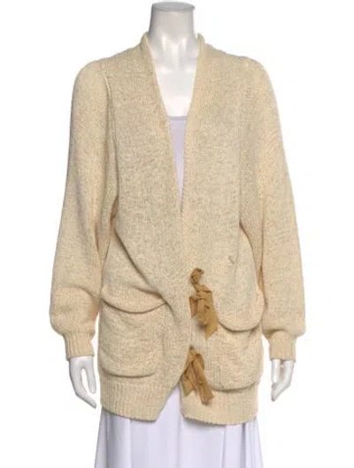 Pre-owned 3.1 Phillip Lim V-neck Sweater In Neutral