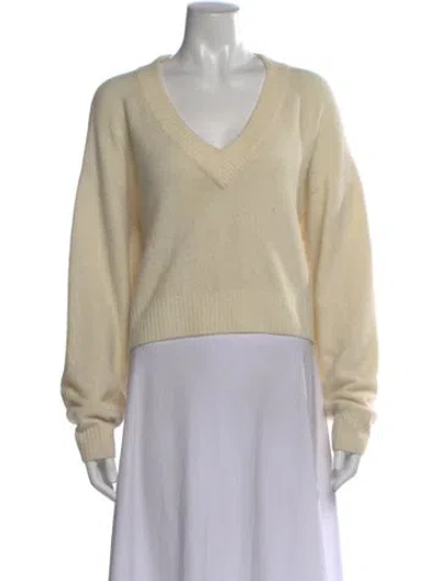 Pre-owned 3.1 Phillip Lim V-neck Sweater In Neutral