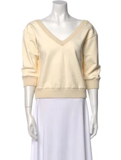 Pre-owned 3.1 Phillip Lim V-neck Sweater In Neutral