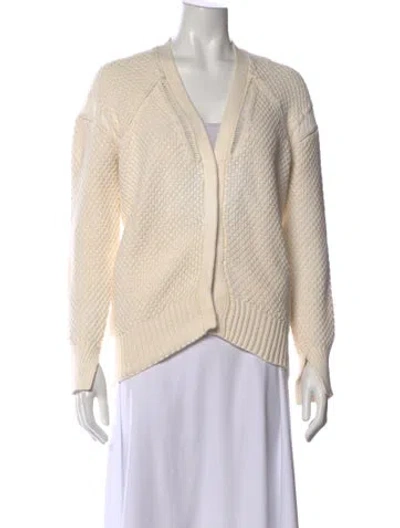 Pre-owned 3.1 Phillip Lim V-neck Sweater In Neutral