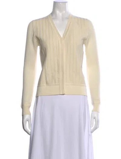 Pre-owned 3.1 Phillip Lim V-neck Sweater In Neutral