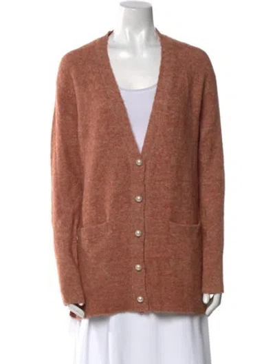 Pre-owned 3.1 Phillip Lim V-neck Sweater In Orange