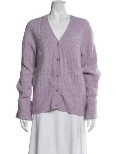 Pre-owned 3.1 Phillip Lim V-neck Sweater In Purple