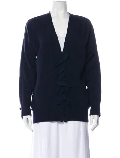 Pre-owned 3.1 Phillip Lim V-neck Sweater W/ Tags In Blue