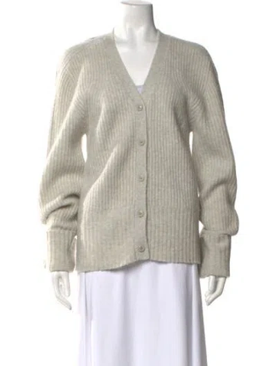 Pre-owned 3.1 Phillip Lim V-neck Sweater In White