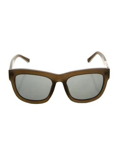 Pre-owned 3.1 Phillip Lim Wayfarer Tinted Sunglasses In Brown