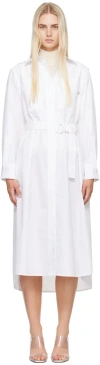 3.1 Phillip Lim White Utility Midi Dress In Wh100 White