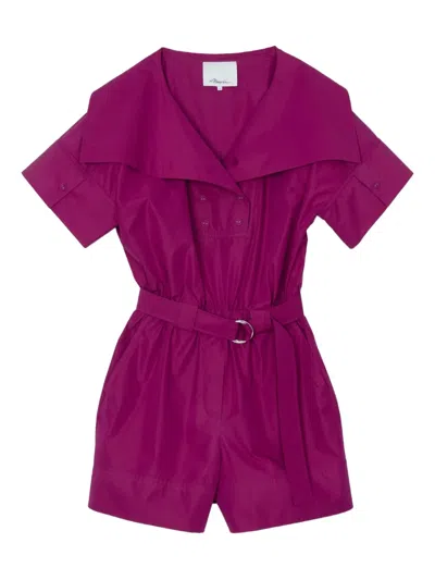 3.1 PHILLIP LIM WIDE-COLLAR BELTED JUMPSUIT