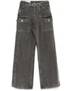 3.1 Phillip Lim Wide-leg Jeans In Washed Grey