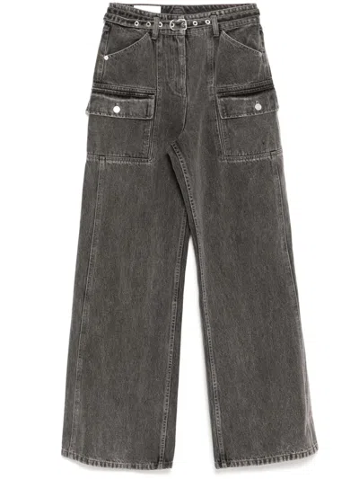 3.1 Phillip Lim Wide-leg Jeans In Washed Grey