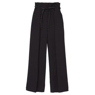 3.1 Phillip Lim Wide Leg Origami Pant In Black
