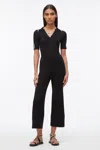 3.1 Phillip Lim Wide Leg Pajama With Piping In Black