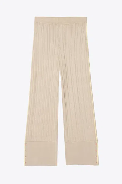 3.1 Phillip Lim Wide Leg Pajama With Piping In Neutral