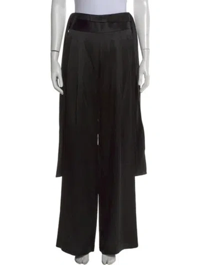 Pre-owned 3.1 Phillip Lim Wide Leg Pants In Black