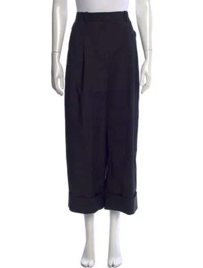 Pre-owned 3.1 Phillip Lim Wide Leg Pants In Black