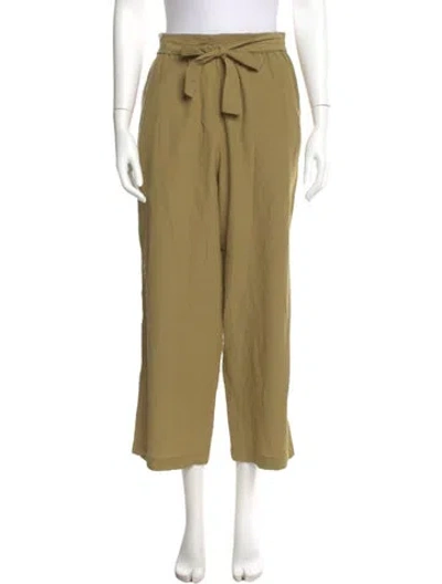Pre-owned 3.1 Phillip Lim Wide Leg Pants In Green