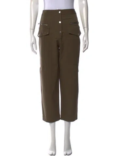 Pre-owned 3.1 Phillip Lim Wide Leg Pants In Green