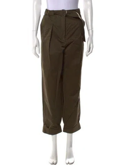Pre-owned 3.1 Phillip Lim Wide Leg Pants In Green