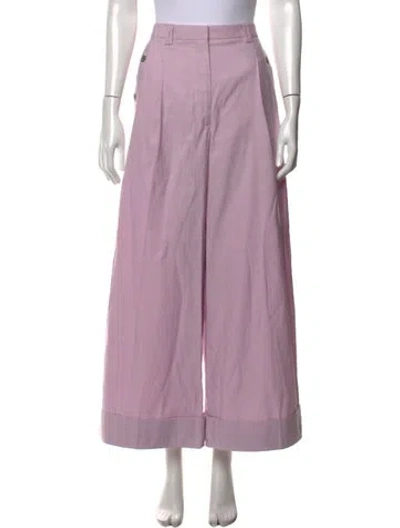 Pre-owned 3.1 Phillip Lim Wide Leg Pants In Purple