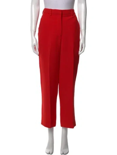 Pre-owned 3.1 Phillip Lim Wide Leg Pants In Red