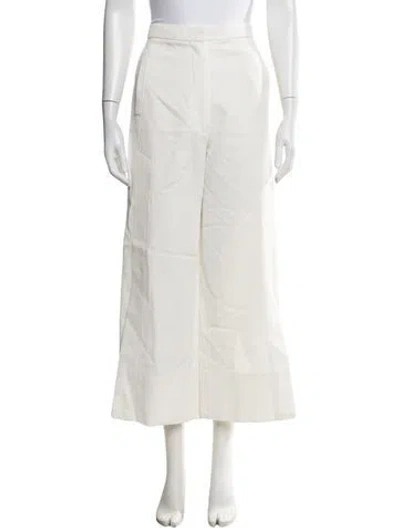 Pre-owned 3.1 Phillip Lim Wide Leg Pants In White