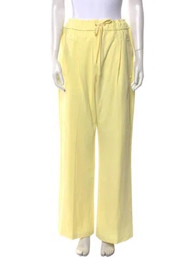 Pre-owned 3.1 Phillip Lim Wide Leg Pants In Yellow
