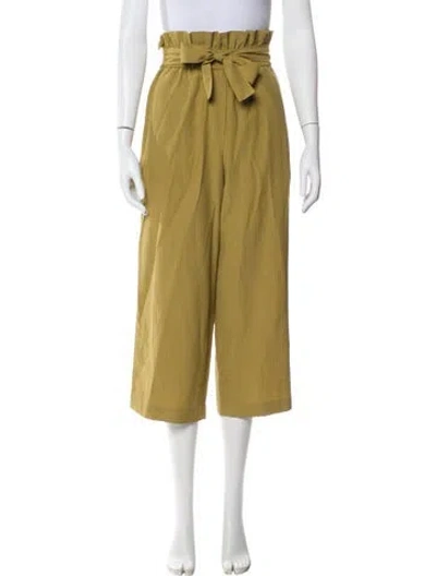 Pre-owned 3.1 Phillip Lim Wide Leg Pants In Yellow