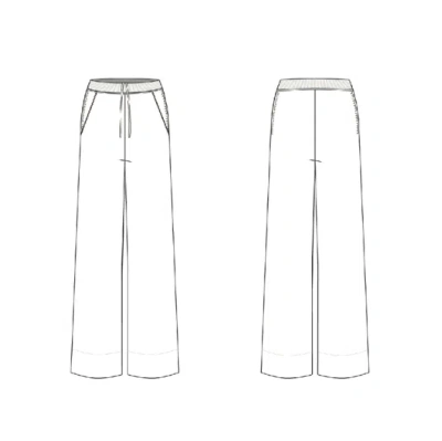 3.1 Phillip Lim Wide Leg Pj Trouser In Beige