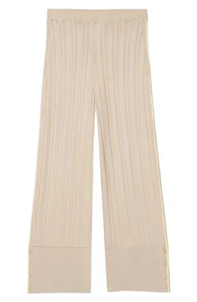 3.1 Phillip Lim Wide Leg Rib Knit Pants