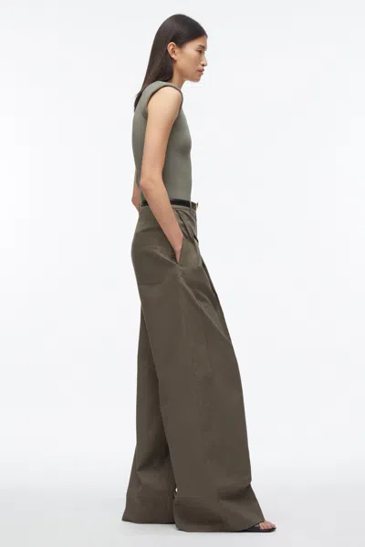 3.1 Phillip Lim Wide Leg Trouser In Cement