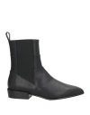 3.1 Phillip Lim Woman Ankle Boots Black Size 6 Soft Leather In Black