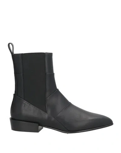 3.1 Phillip Lim Woman Ankle Boots Black Size 6 Soft Leather