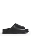 3.1 Phillip Lim Freida Leather Platform Sandals In Black