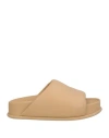 3.1 Phillip Lim Woman Sandals Camel Size 11 Leather In Beige