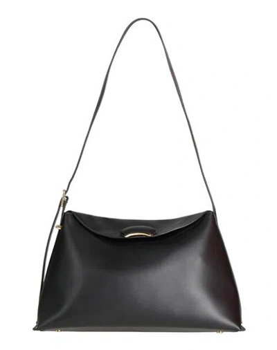 3.1 Phillip Lim Id Flap Leather Shoulder Bag In Black
