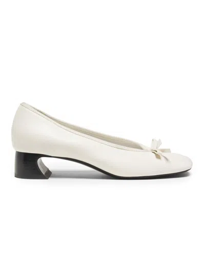 3.1 Phillip Lim Id Soft Bow-detailed Leather Pumps In White