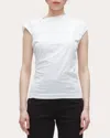 3.1 Phillip Lim Draped Cap-sleeve Tank Top In White