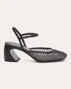 3.1 Phillip Lim Id Mesh Mary Jane Pump In Black