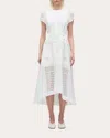 3.1 Phillip Lim Women's Broderie Anglaise Cotton Tulip Midi Dress