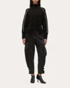 3.1 Phillip Lim Women's Chain-embellished Wool Bouclé Knit Sweater In Black