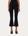 3.1 Phillip Lim Women's Compact Rib Cropped Kick Flare Pants