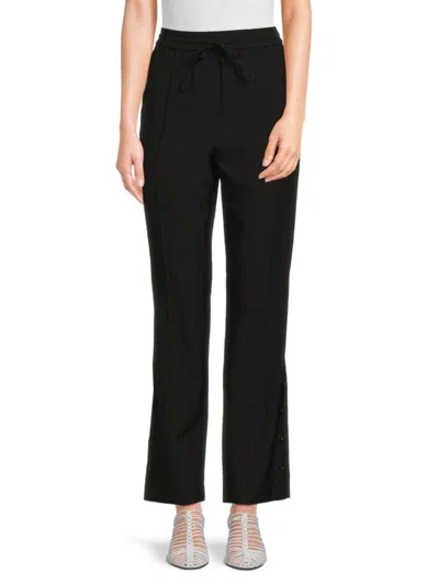 3.1 Phillip Lim Women's Drawstring Wool Blend Pants In Black